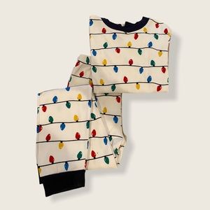 Christmas light pajamas